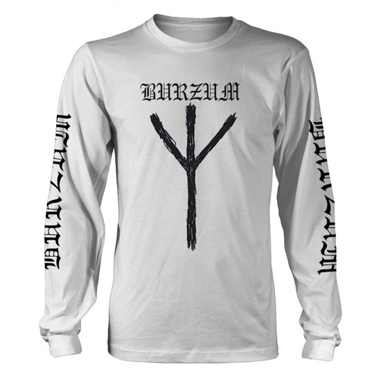 Cover for Burzum · Rune (White) (Suéter / blusa) [size XL] (2019)