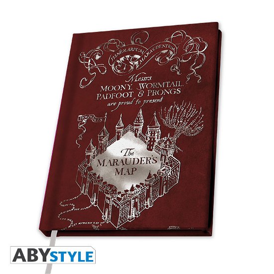 Cover for Abysee Corp · Harry Potter - A5 Notebook Marauder's Map (Stationery) (2023)