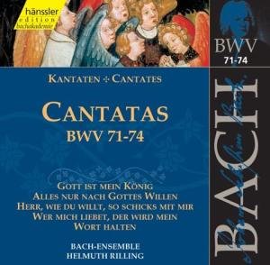 Cover for Bach-collegium / Rilling · * BACH: Kantaten BWV 71-74 (CD) (1999)