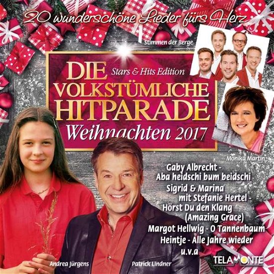 Die Volkstümliche Hitparade Weihnachten 2017 - Various Artists - Musiikki - TELAMO - 4053804310239 - perjantai 20. lokakuuta 2017