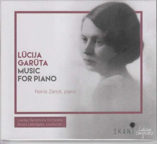 Cover for Reinis Zarins &amp; Liepaja Symphony Orchestra · Lucija Garuta: Music for Piano (CD) (2019)