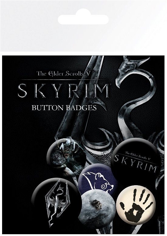 Skyrim: Gb Eye - Mix (Badge Pack) - Skyrim - Koopwaar - Gb Eye - 5028486373239 - 