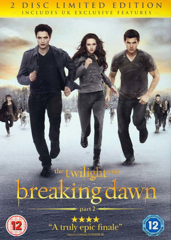 Cover for Twilight Saga (The) - Breaking (DVD) (2013)