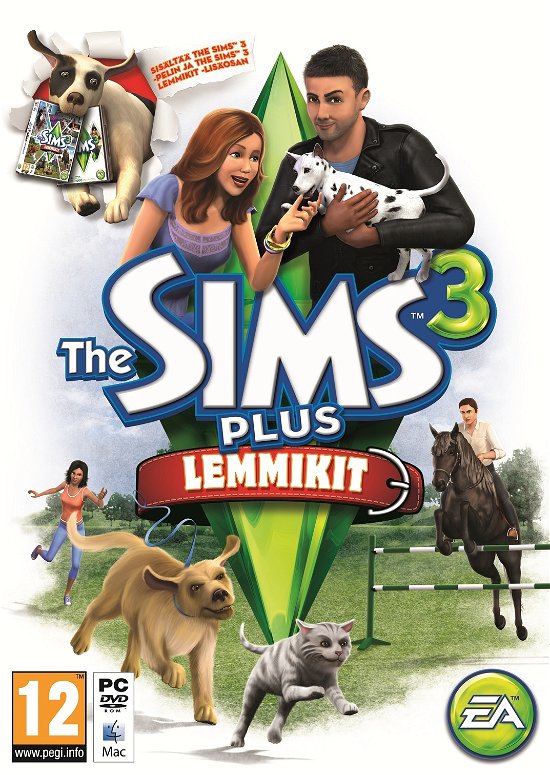 Cover for Spil-pc · Sims 3, the + Sims 3 Pets (-) (PC) (2012)