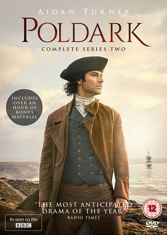 Cover for Poldark Complete Series Two Dv · Poldark: Complete Series 2 (DVD) (2016)