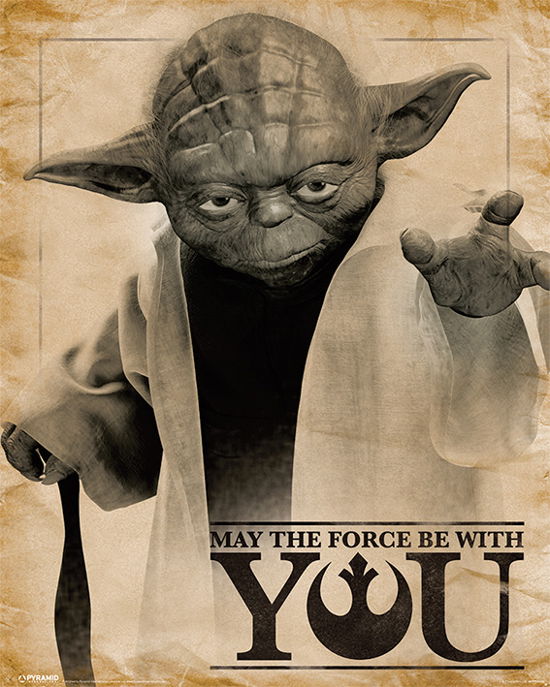 Cover for Star Wars: Pyramid · Classic - Yoda, May The Force Be With You (Poster Mini 40x50 Cm) (MERCH) (2019)