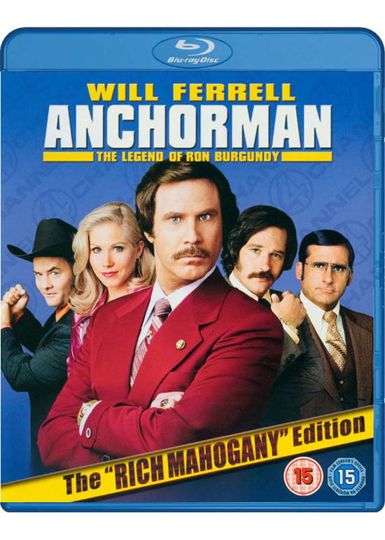 Cover for Anchorman: the Legend of Ron B · Anchorman: The Legend Of Ron Burgundy (Extended Cut) [Edizione: Regno Unito] (Blu-ray) (2015)