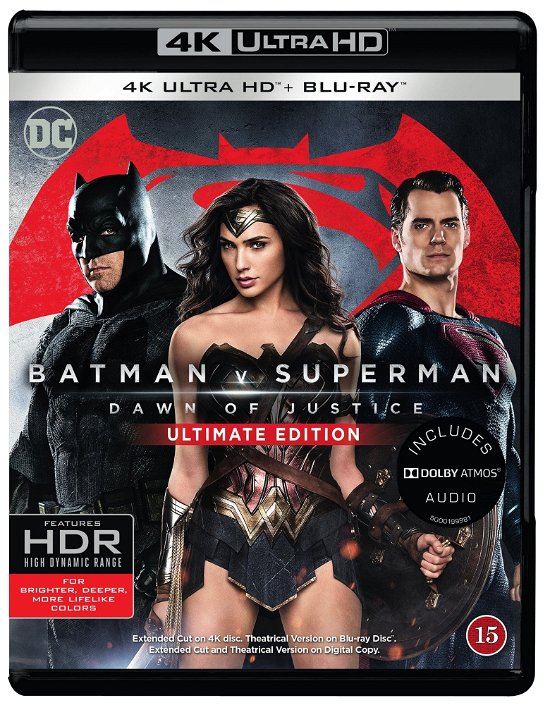 Cover for Batman V Superman: Dawn of Justice (4K Ultra HD/BD) [4K edition] (2016)