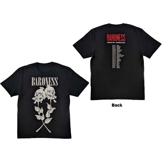 Baroness Unisex T-Shirt: Razor Bloom (Back Print) - Baroness - Koopwaar -  - 5056561093239 - 