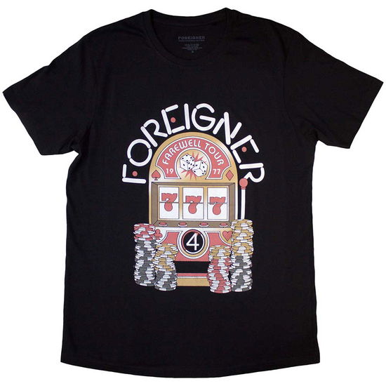 Cover for Foreigner · Foreigner Unisex T-Shirt: Farewell Tour (Black) (T-shirt) [size S] (2024)