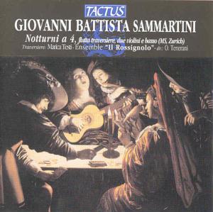 4-part Nocturnes - Sammartini / Tenerani / Ensemble Il Rossignolo - Música - TACTUS - 8007194102239 - 1 de octubre de 2002