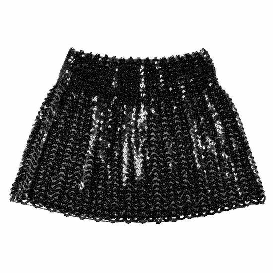 Cover for Boland: Pc. Mini Skirt Sequins Black (M Stretch). Mini Gonna Con Paillettes Nero (Taglia M) (MERCH)