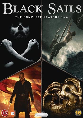 Cover for Black Sails · Black Sails Complete Box (Seasons 1-4) (DVD) (2021)