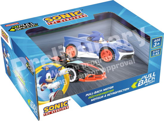 Cover for Carrera · Pull Back Auto Team Sonic Racing - Sonic vs. Shadow Twinpack (Leksaker)