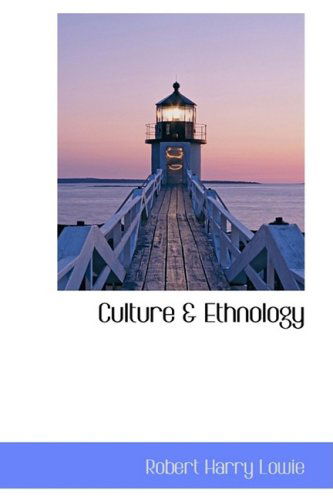 Cover for Robert Harry Lowie · Culture &amp; Ethnology (Paperback Book) (2009)