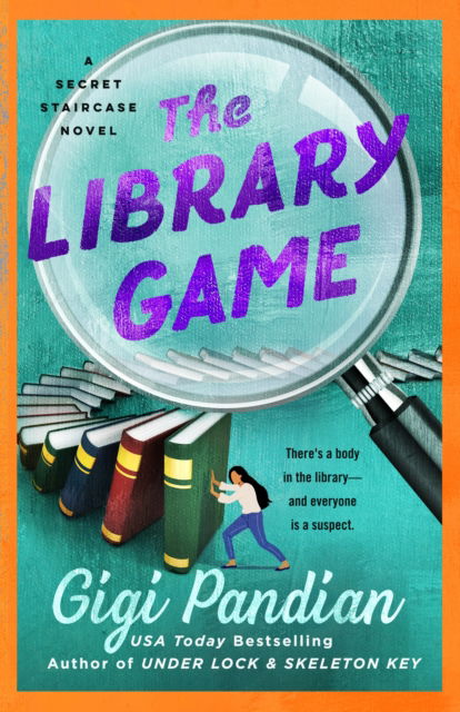 Cover for Gigi Pandian · The Library Game: A Secret Staircase Novel - Secret Staircase Mysteries (Hardcover Book) (2025)