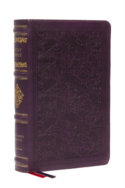 Cover for Thomas Nelson · KJV Large Print Reference Bible, Purple Leathersoft, Red Letter, Comfort Print (Sovereign Collection): Holy Bible, King James Version (Leather Book) (2025)