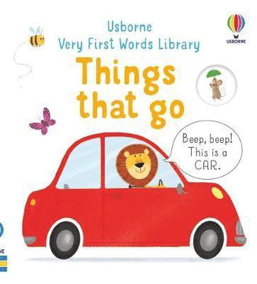 Things that go - Very First Words Library - Matthew Oldham - Libros - Usborne Publishing Ltd - 9781474998239 - 28 de octubre de 2021