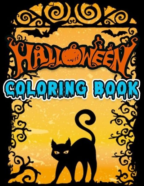 Cover for Masab Coloring Press House · Halloween coloring book (Paperback Bog) (2019)