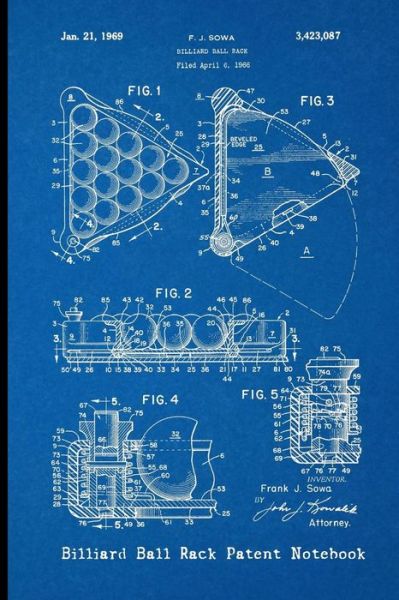 Cover for Patent Pending Notebooks · Billiard Ball Rack Patent Notebook (Paperback Book) (2018)