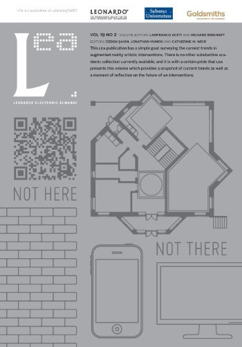 Cover for Dr Lanfranco Aceti · Not Here Not There: Leonardo Electronic Almanac, Vol. 19, No. 2 (Volume 19) (Paperback Book) (2013)