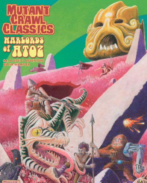 Cover for Jim Wampler · Mutant Crawl Classics #4: Warlords of ATOZ - MUTANT CRAWL CLASSICS (Paperback Book) (2024)