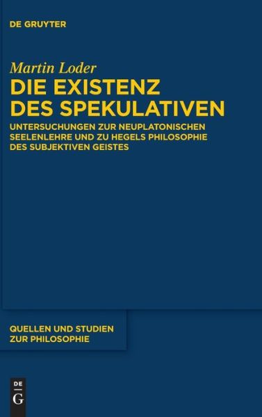 Cover for Loder · Die Existenz des Spekulativen (Book) (2016)