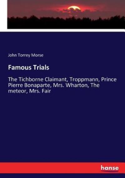 Cover for John Torrey Morse · Famous Trials (Paperback Book) (2017)