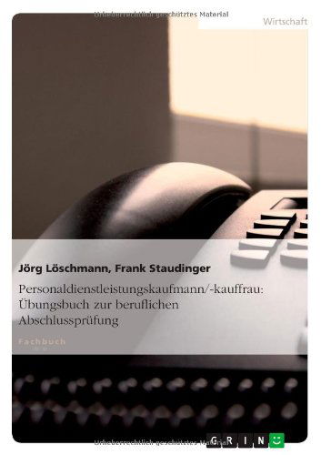 Cover for Löschmann · Kaufleute für Personaldienstl (Book) [German edition] (2013)