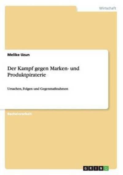 Cover for Uzun · Der Kampf gegen Marken- und Produk (Bog) (2015)
