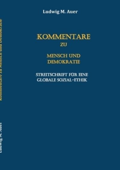 Cover for Auer · Kommentare zu Mensch und Demokrati (N/A) (2021)