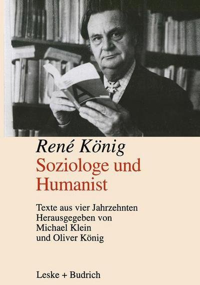 Cover for Michael Klein · Ren  K nig Soziologe Und Humanist: Texte Aus Vier Jahrzehnten (Paperback Book) [1998 edition] (1998)