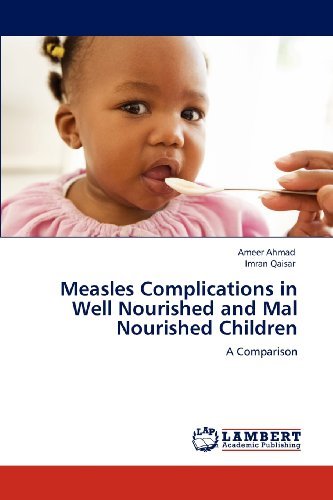 Cover for Imran Qaisar · Measles Complications in Well Nourished and Mal Nourished Children: a Comparison (Taschenbuch) (2012)