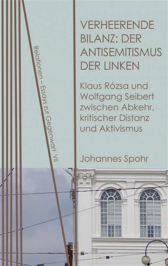 Cover for Spohr · Verheerende Bilanz: Der Antisemit (Buch)