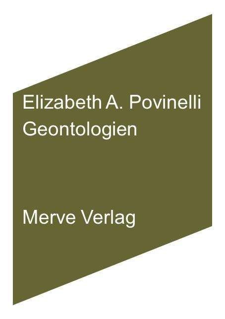 Cover for Povinelli · Geontologien (Bog)