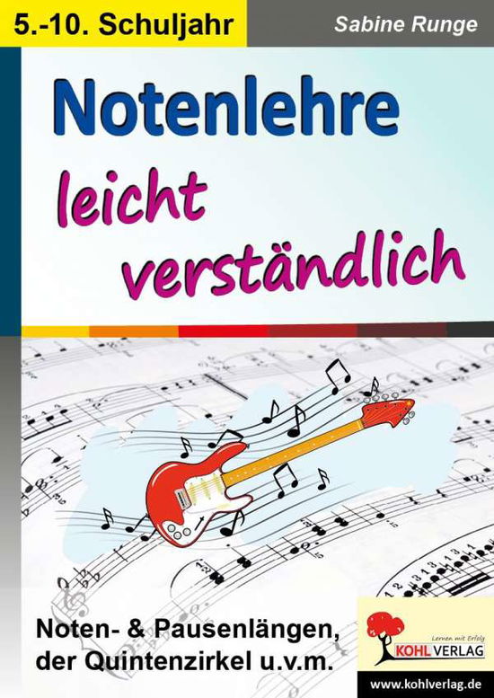 Cover for Runge · Notenlehre leicht verständlich (Book)