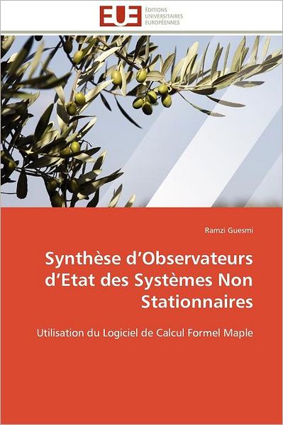 Cover for Ramzi Guesmi · Synthèse D'observateurs D'etat Des Systèmes Non Stationnaires: Utilisation Du Logiciel De Calcul Formel Maple (Paperback Book) [French edition] (2018)