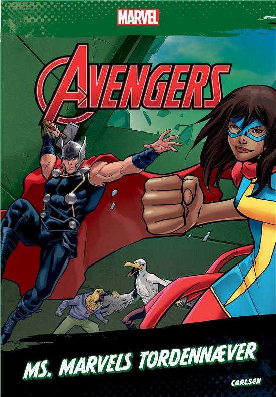 Cover for Marvel · Mighty Marvel: Avengers - Ms. Marvels tordennæver (Inbunden Bok) [1:a utgåva] (2023)