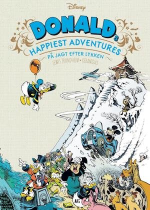 Cover for Lewis Trondheim · Disney af Glénat: Donald's Happiest Adventures - På jagt efter lykken (Gebundenes Buch) [1. Ausgabe] (2023)