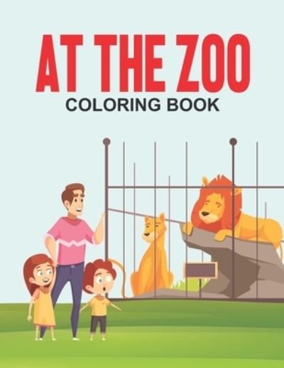 Cover for Rulu Kang · At The Zoo Coloring Book (Pocketbok) (2020)