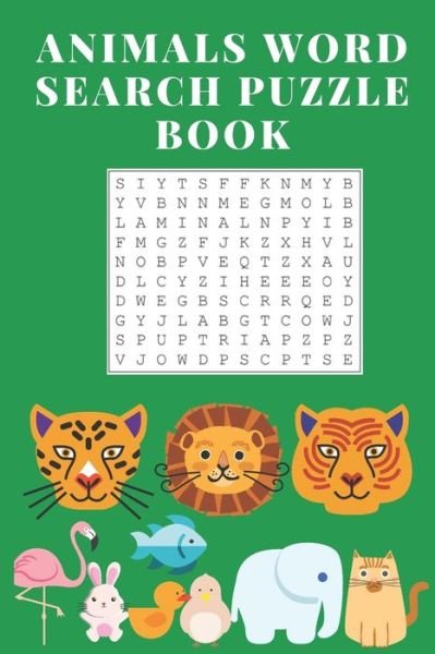 Cover for Word Puzzle · Animals Word Search Puzzle Book (Paperback Bog) (2020)