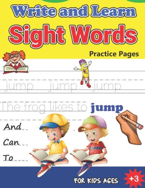 Cover for Mester Bobo · Write and Learn Sight Words Practice Pages (Paperback Book) (2021)