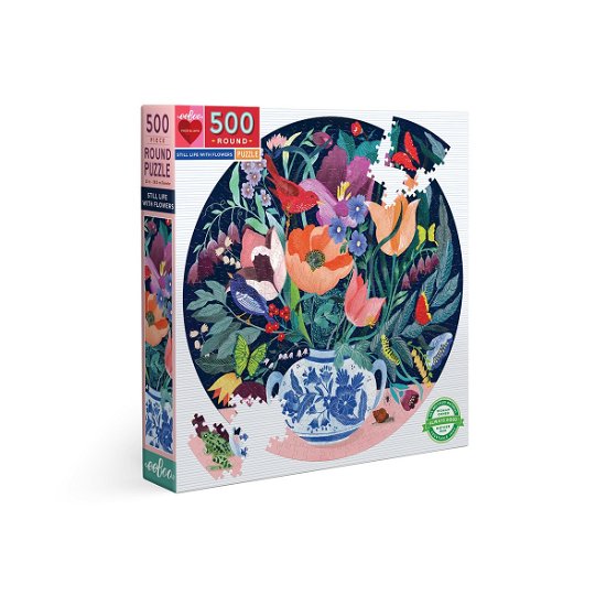 Cover for Eeboo · Still Life With Flowers Rond (500 Stukjes) (Jigsaw Puzzle)