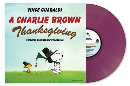 Cover for Vince Guaraldi · Charlie Brown Thanksgiving (Purple Jelly Bean Vinyl) (Indies) (LP) (2024)