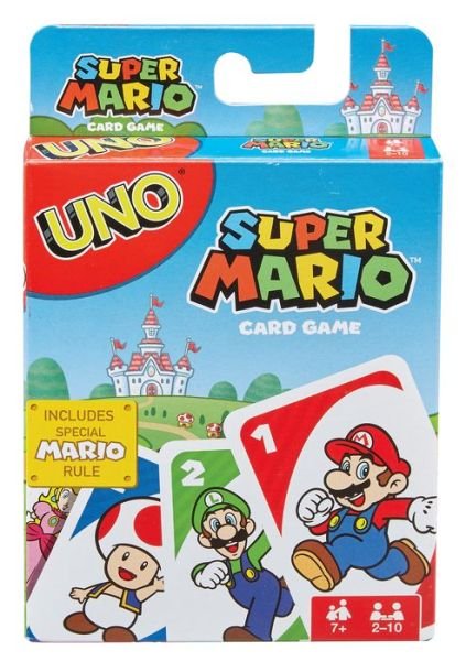 Uno  Super Mario Bros Toys - Uno  Super Mario Bros Toys - Fanituote - Mattel - 0887961331240 - tiistai 25. tammikuuta 2022
