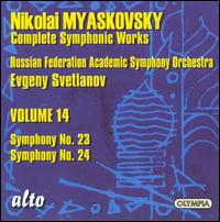 Symphonies No.23 & 24 - N. Myaskovsky - Music - ALTO - 0894640001240 - October 16, 2008