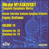 Cover for Evgeni Svetlanov / Russian Academic · Myaskovsky: Syms 23. 24 (CD) (2008)