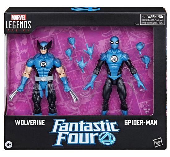 Fantastic Four Marvel Legends Actionfiguren 2er-Pa - Marvel Legends Series  Fantastic Four Wolverine + Spiderman Toys - Gadżety -  - 5010996246240 - 16 października 2024