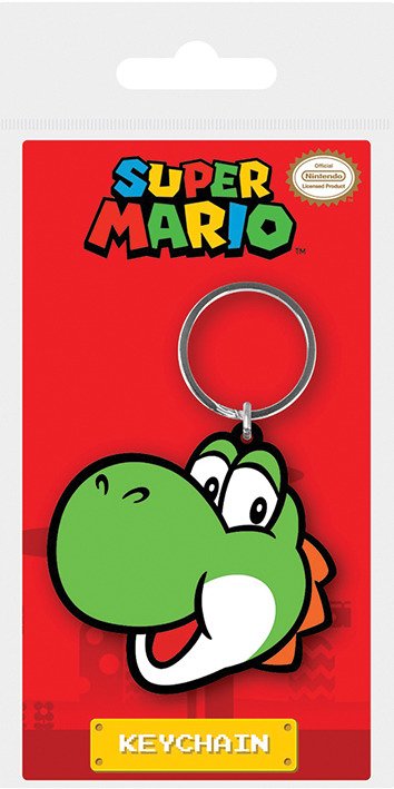 Super Mario Gummi-Schlüsselanhänger Yoshi 6 cm - Nintendo: Pyramid - Merchandise -  - 5050293389240 - 11. oktober 2023