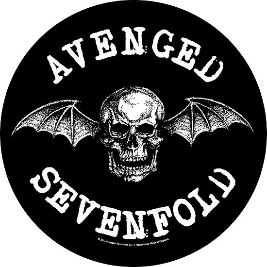 Cover for Avenged Sevenfold · Avenged Sevenfold Back Patch: Death Bat (MERCH) [Black edition] (2020)